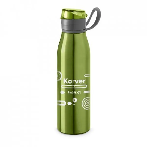 Squeeze em alumínio com tampa flip flop em AS e PP (650 mL) (SP-94631) — foto 19 | D.JOB