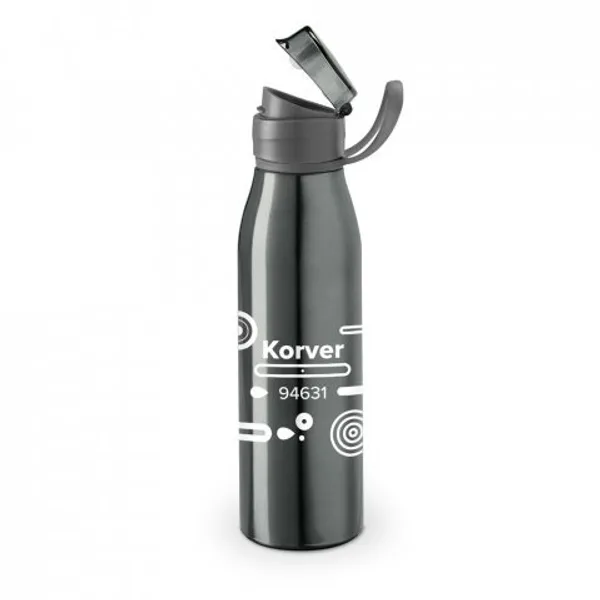 Squeeze em alumínio com tampa flip flop em AS e PP (650 mL) (SP-94631) — foto 20 | D.JOB