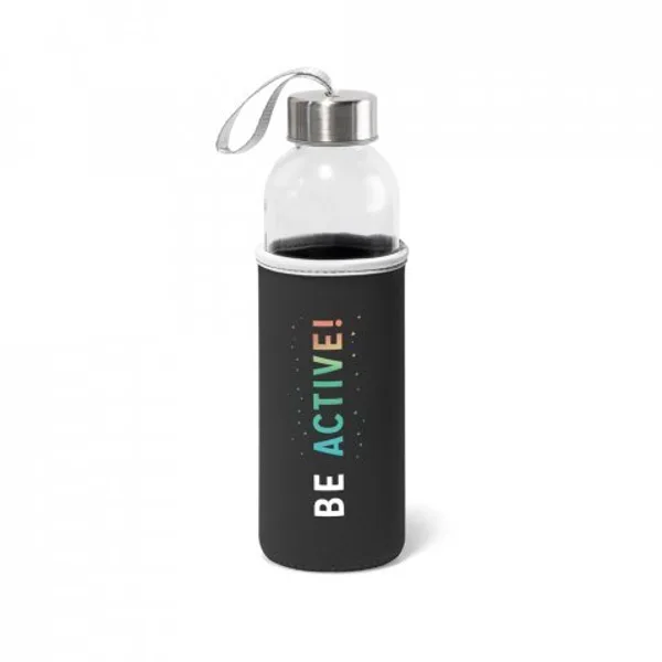 Squeeze em vidro e tampa em aço inox com alça (520 mL) (SP-94646) — foto 4 | D.JOB