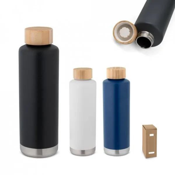 Garrafa térmica em aço inox de parede dupla isolada a vácuo (640 mL) (SP-94662) personalizado | D.JOB