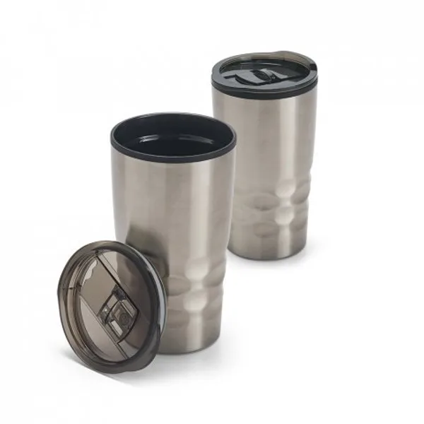 Copo de viagem em aço inox e PP, térmico com parede dupla isolada a ar (510 mL) (SP-94676) personalizado | D.JOB