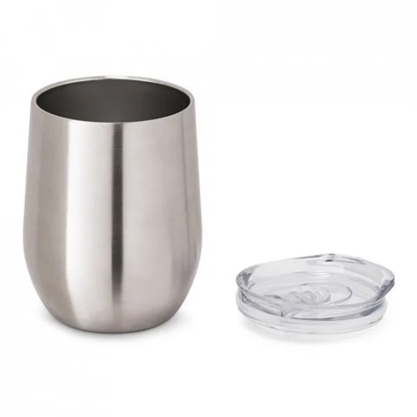 Copo de viagem térmico em aço inox de parede dupla isolada a vácuo (400 mL) (SP-94677) — foto 4 | D.JOB