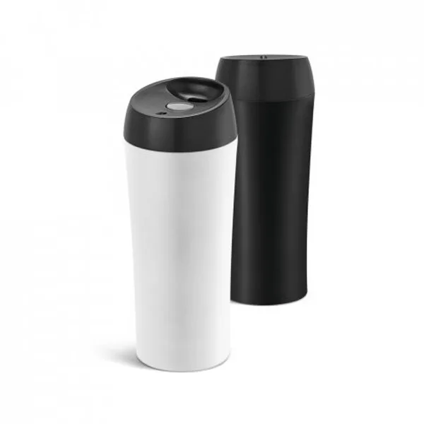 Copo de viagem térmico em aço inox de parede dupla isolada a ar (470 mL) (SP-94681) personalizado | D.JOB