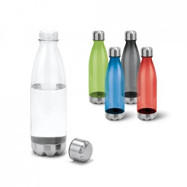 Squeeze em AS, com tampa e base em aço inox (700 mL) (SP-94687) personalizado | D.JOB