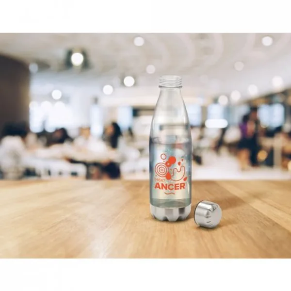 Squeeze em AS, com tampa e base em aço inox (700 mL) (SP-94687) — foto 10 | D.JOB