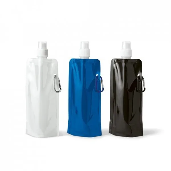 Squeeze dobrável em PE com bico de sistema "push-pull" e acabamento mate (460 mL) (SP-94689) personalizado | D.JOB