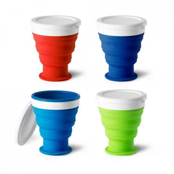 Copo de viagem em silicone e PP (400 mL) (SP-94695) personalizado | D.JOB