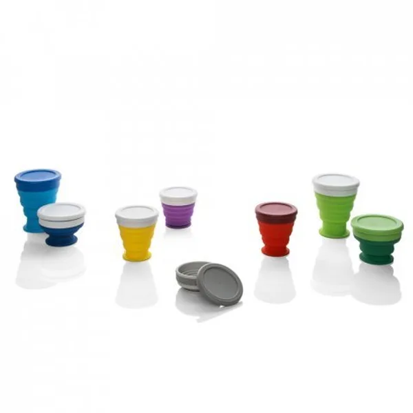 Copo de viagem em silicone e PP (400 mL) (SP-94695) — foto 3 | D.JOB