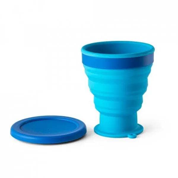 Copo de viagem em silicone com tampa em PP (400 mL) (SP-94697) — foto 8 | D.JOB