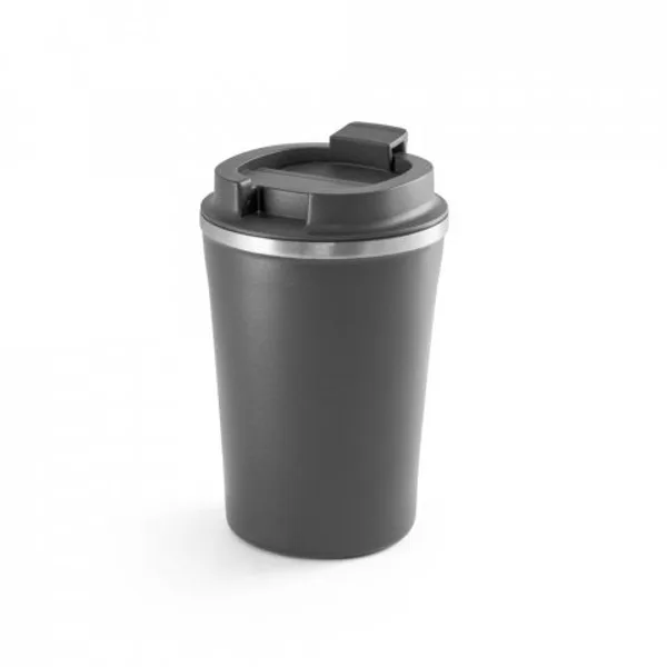 Copo de viagem térmico em aço inox e PP, de parede dupla isolada a vácuo (470 mL) (SP-94772) — foto 2 | D.JOB
