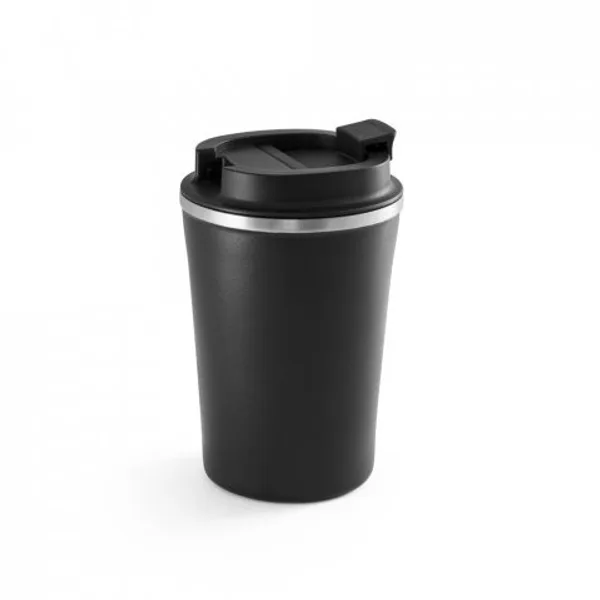 Copo de viagem térmico em aço inox e PP, de parede dupla isolada a vácuo (470 mL) (SP-94772) — foto 4 | D.JOB