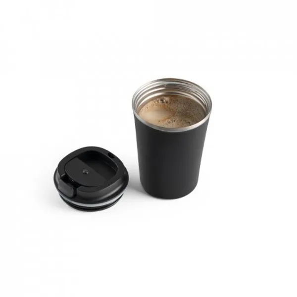 Copo de viagem térmico em aço inox e PP, de parede dupla isolada a vácuo (470 mL) (SP-94772) — foto 6 | D.JOB