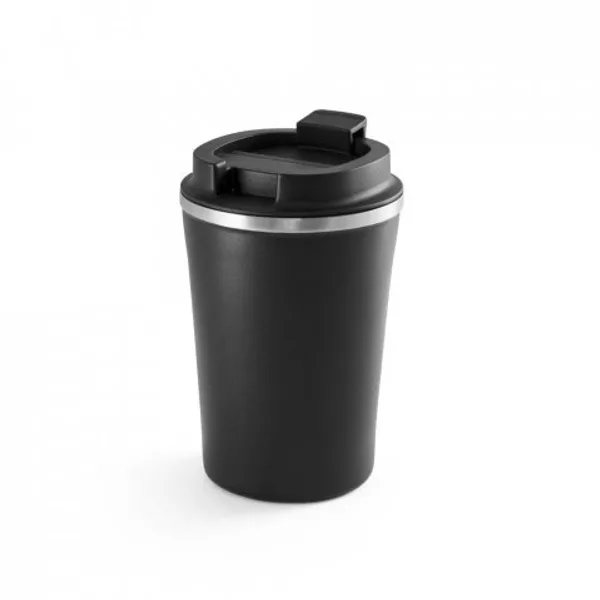 Copo de viagem térmico em aço inox e PP, de parede dupla isolada a vácuo (470 mL) (SP-94772) — foto 7 | D.JOB