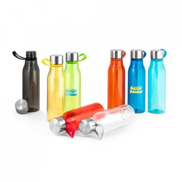 Squeeze em PET 100% reciclado com alça de silicone (590 mL) (SP-94782) — foto 3 | D.JOB