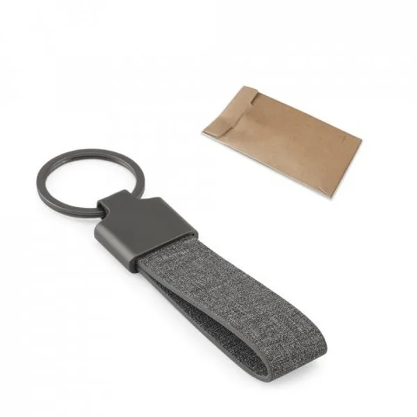 Chaveiro em metal e PET 30% reciclado (SP-95098) personalizado | D.JOB