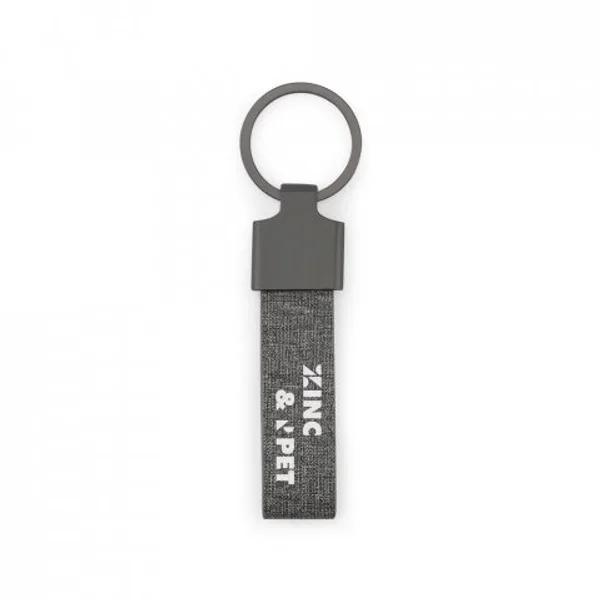 Chaveiro em metal e PET 30% reciclado (SP-95098) — foto 4 | D.JOB