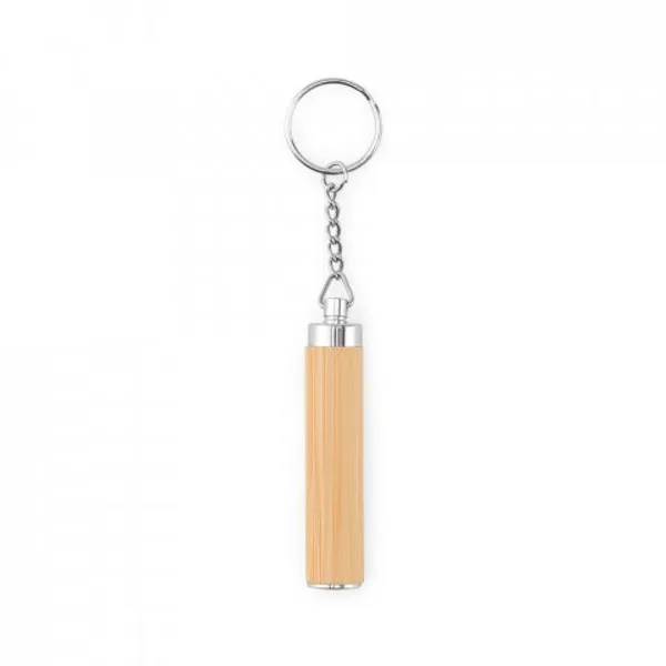 Chaveiro em bambu e ABS com lanterna LED (SP-95108) — foto 4 | D.JOB