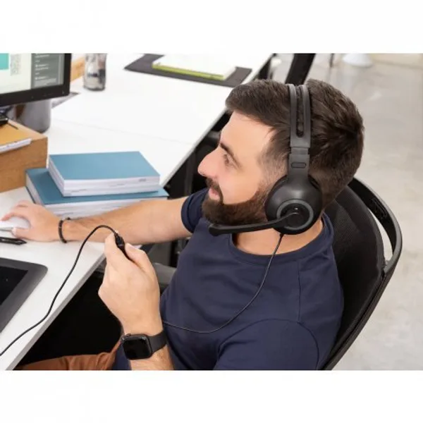 Fone de ouvido ajustáveis em ABS e PP com microfone (SP-97088) — foto 3 | D.JOB
