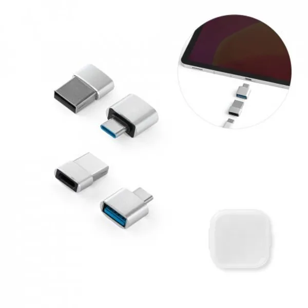 Conjunto de adaptadores em alumínio (SP-97090) personalizado | D.JOB