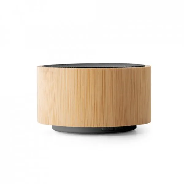 Caixa de som portátil com microfone e autonomia de 2h (300 mAh), em bambu e ABS (SP-97125) — foto 4 | D.JOB