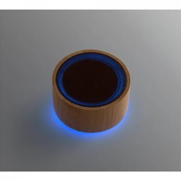 Caixa de som portátil com microfone e autonomia de 2h (300 mAh), em bambu e ABS (SP-97125) — foto 5 | D.JOB
