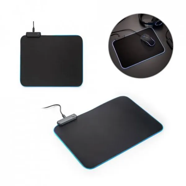 Mouse pad para jogos em poliéster com base antiderrapante em borracha (SP-97134) personalizado | D.JOB