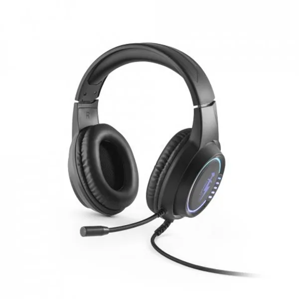 Fone de ouvido para gaming com luzes RGB e microfone de alta qualidade (SP-97135) — foto 8 | D.JOB