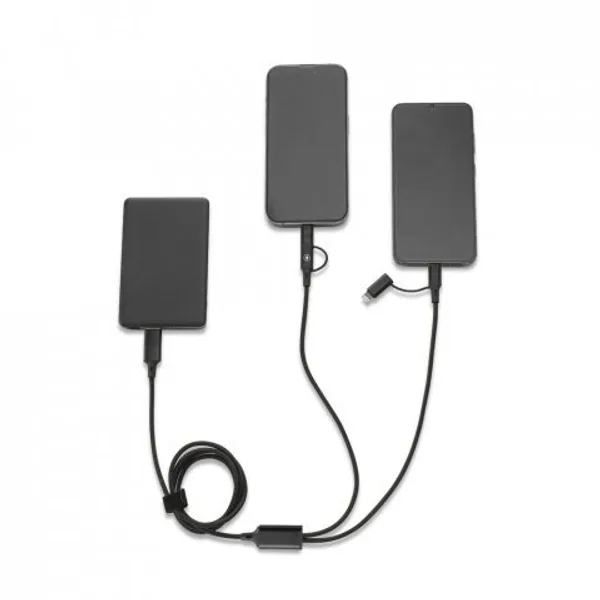 Cabo USB super-rápido 6 em 1 em alumínio 20% reciclado e PET 4% reciclado (SP-97146) — foto 6 | D.JOB