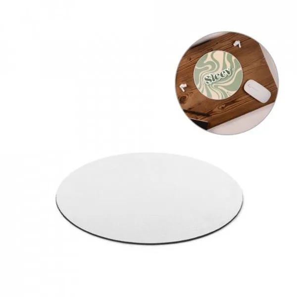 Mouse Pad com formato redondo e base em borracha (SP-97149) personalizado | D.JOB