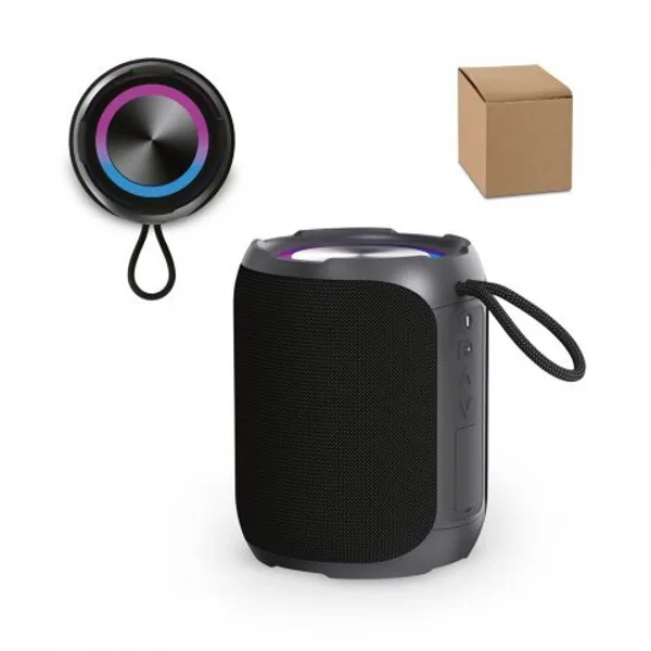 Caixa de som à prova de água (IPX6), em ABS 100% reciclado (2.600 mAh) (SP-97177) personalizado | D.JOB