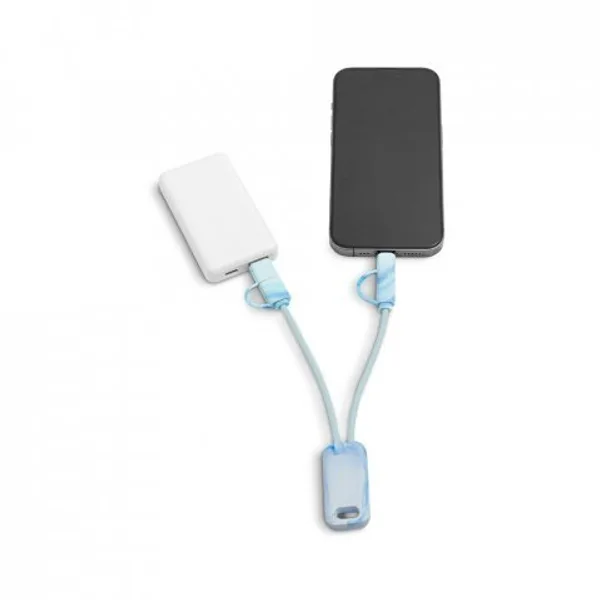 Cabo USB super-rápido 6 em 1 em PET 100% reciclado (SP-97191) — foto 5 | D.JOB