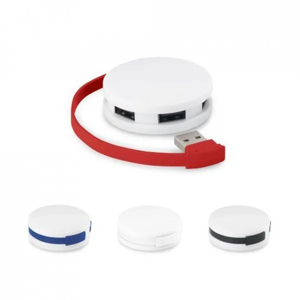 Hub USB 2.0 em ABS com 4 portas (SP-97357) personalizado | D.JOB