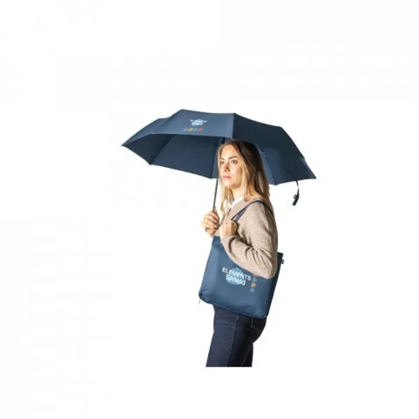 Guarda-chuva 2 em 1 com sacola de compras em poliéster reciclado incluso (SP-99094) — foto 15 | D.JOB