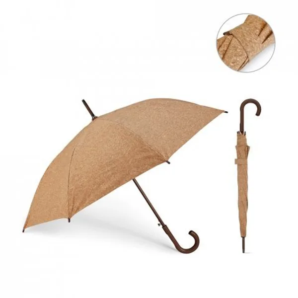 Guarda-chuva em cortiça com abertura automática (SP-99141) personalizado | D.JOB