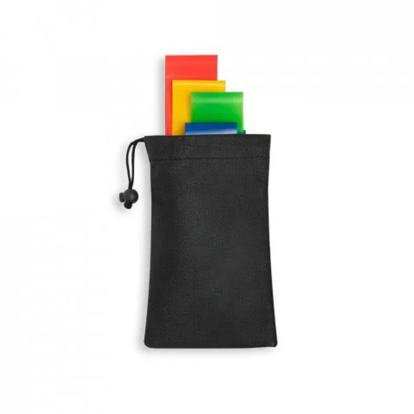 Conjunto de 4 bandas elásticas de ginástica com bolsa de non-woven (SP-99970) — foto 5 | D.JOB