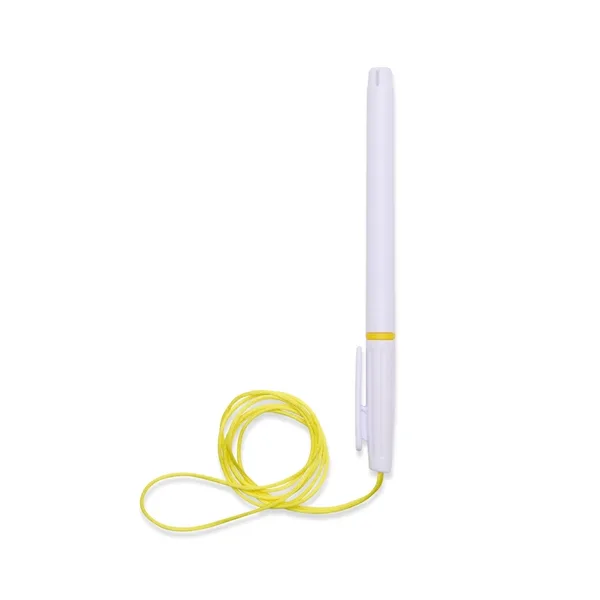 Caneta Plástica Com Cordão (XB-01092) personalizado | D.JOB