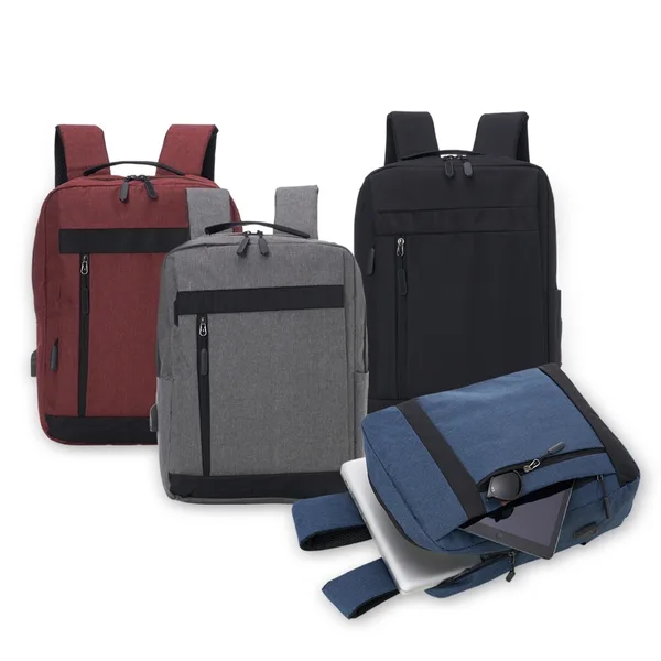 Mochila de Nylon USB 18L (XB-01325) — foto 2 | D.JOB