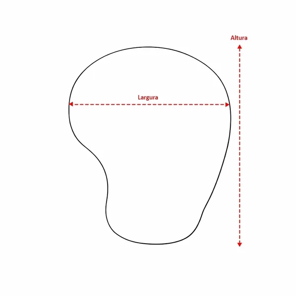 Mouse Pad Ergonômico (XB-01810A) — foto 5 | D.JOB