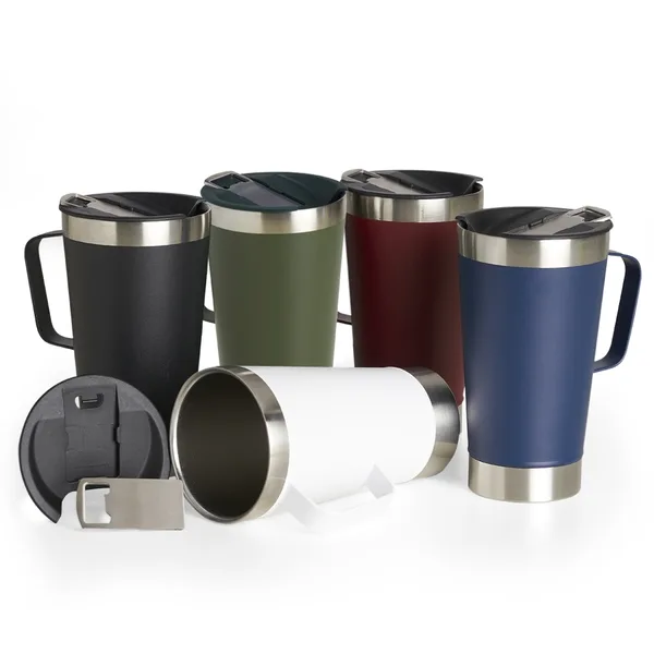 Caneca Térmica Inox com Abridor 500ml (XB-04082L) — foto 2 | D.JOB