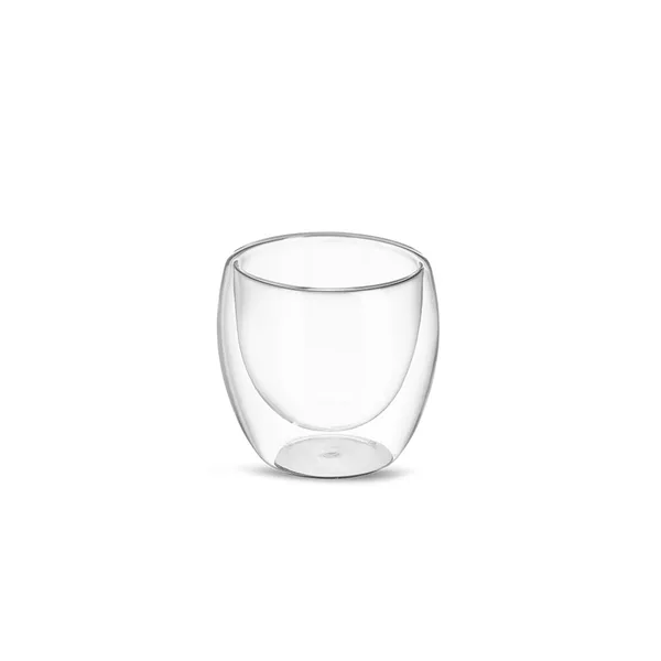 Copo Vidro Parede Dupla 160ml (XB-06096) personalizado | D.JOB