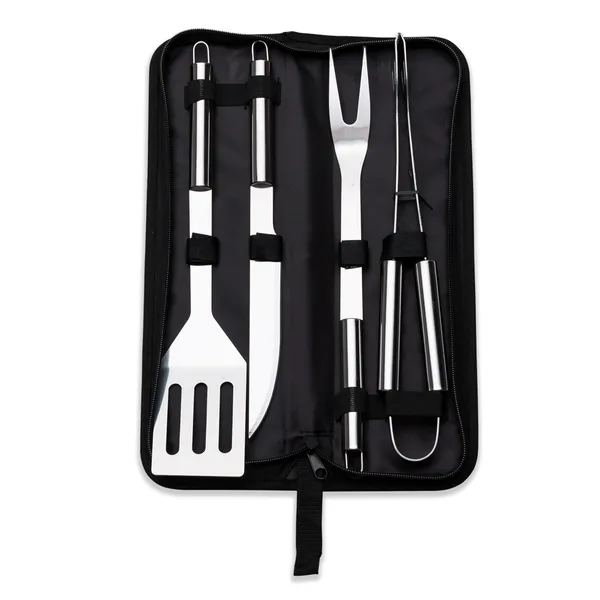 Kit Churrasco 4 peças (XB-07444) personalizado | D.JOB