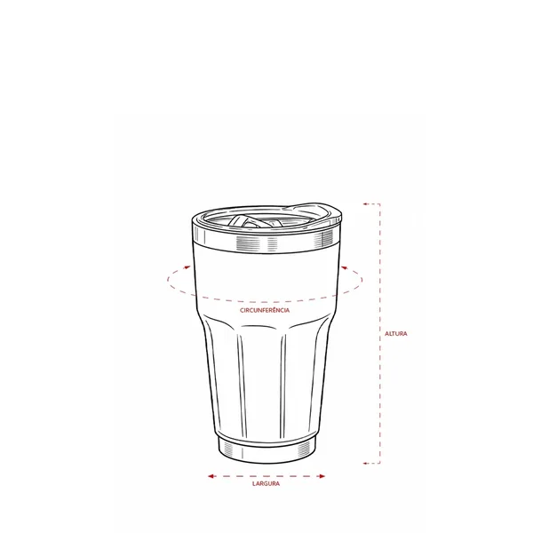 Copo Térmico 300ml (XB-08114) — foto 5 | D.JOB