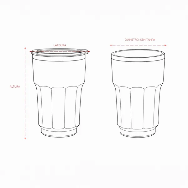 Copo Térmico 300ml (XB-08114B) — foto 8 | D.JOB
