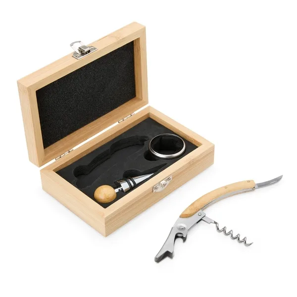 Kit Vinho Bambu 3 Peças (XB-08169) personalizado | D.JOB