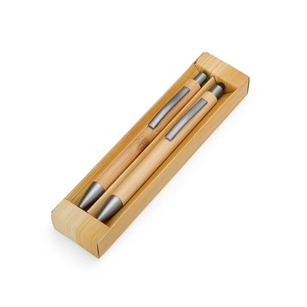 Kit Ecológico Caneta e Lapiseira Bambu (XB-08251) personalizado | D.JOB