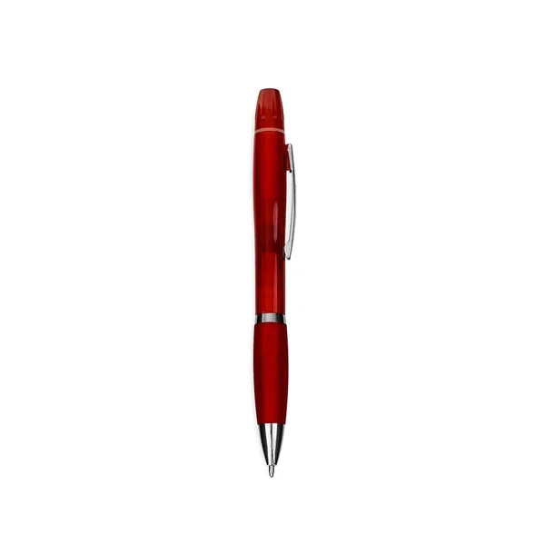 Caneta Plástica com Marca-Texto (XB-09112) personalizado | D.JOB