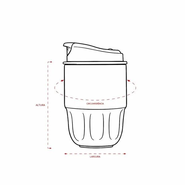 Copo Térmico 250ml (XB-09127) — foto 6 | D.JOB