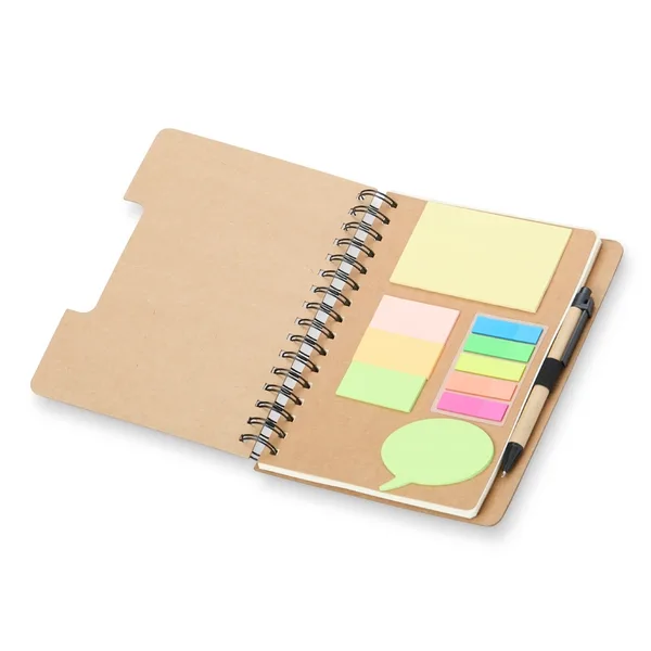 Caderno com Autoadesivos e Caneta (XB-11195) — foto 2 | D.JOB