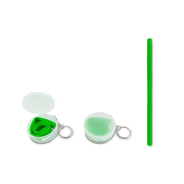 Canudo de Silicone com Estojo (XB-14342) personalizado | D.JOB
