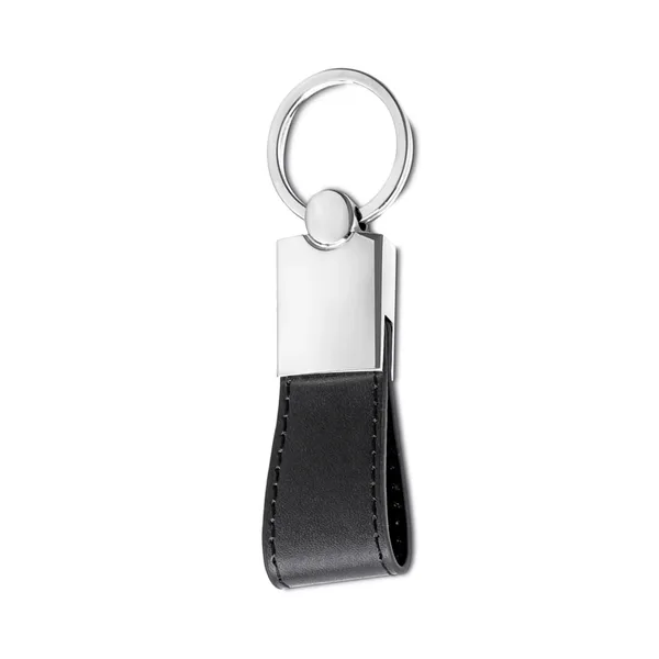 Chaveiro Metal com Couro (XB-14501) personalizado | D.JOB